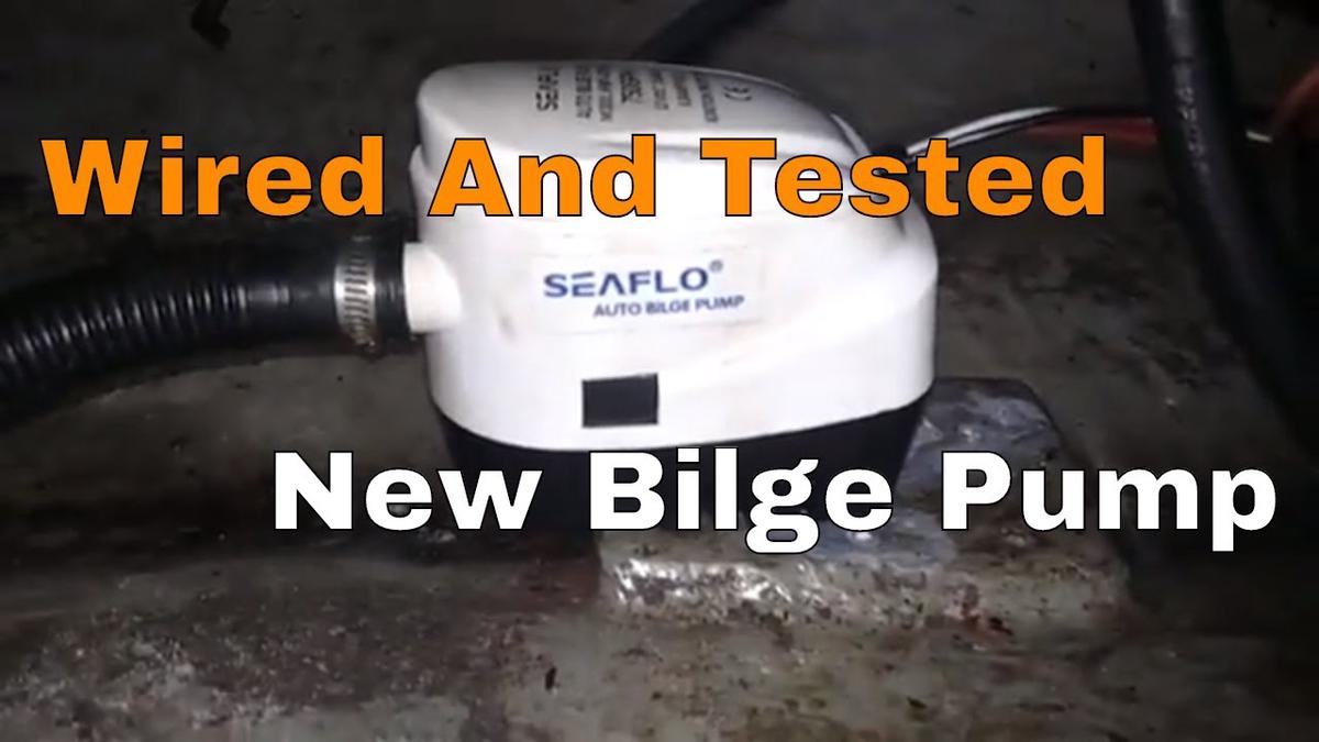 'Video thumbnail for Seaflo Boat Bilge Water Pump 750gph EP #6 || Bayliner Bowrider 175'