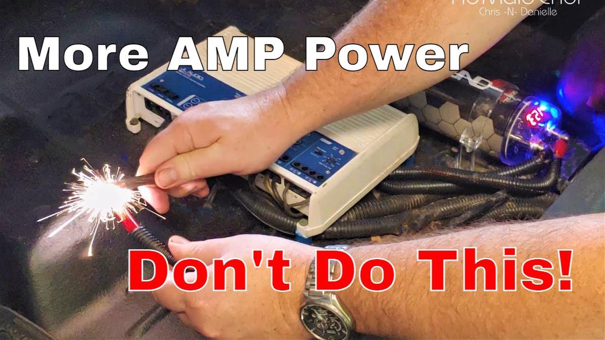 'Video thumbnail for How To Install A Capacitor An Amplifier - What Not To Do  || Jeep Mods E40'
