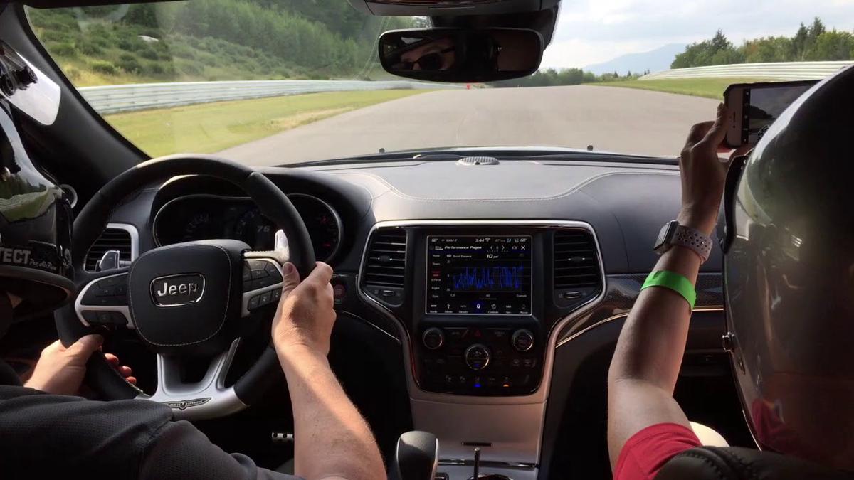 'Video thumbnail for Hot Lap in a Jeep Trackhawk (120 MPH!) at Club Motorsports'