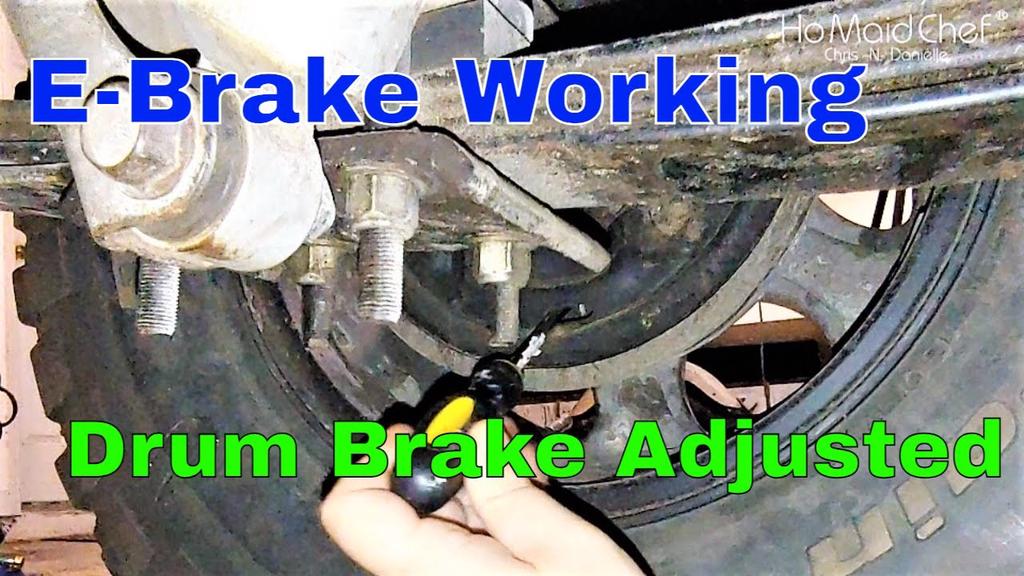 'Video thumbnail for How Tp Fix The E-Brake On Drum Brakes'