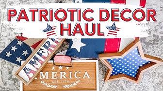 'Video thumbnail for Patriotic Home Decor Haul'