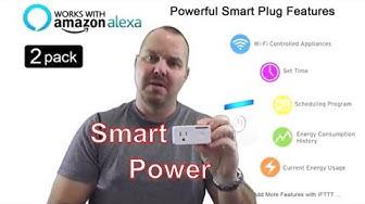 'Video thumbnail for Review of Smart Plug Wifi Switch Outlet Mini with Energy Monitoring from Tonbux'