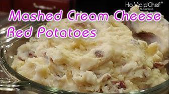 'Video thumbnail for Mashed Cream Cheese Red Potatoes | Dining in with Danielle'