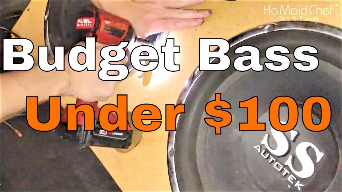 'Video thumbnail for How To Get Budget Bass Autotek 15-inch Subwoofer & BOSS AR1500M'