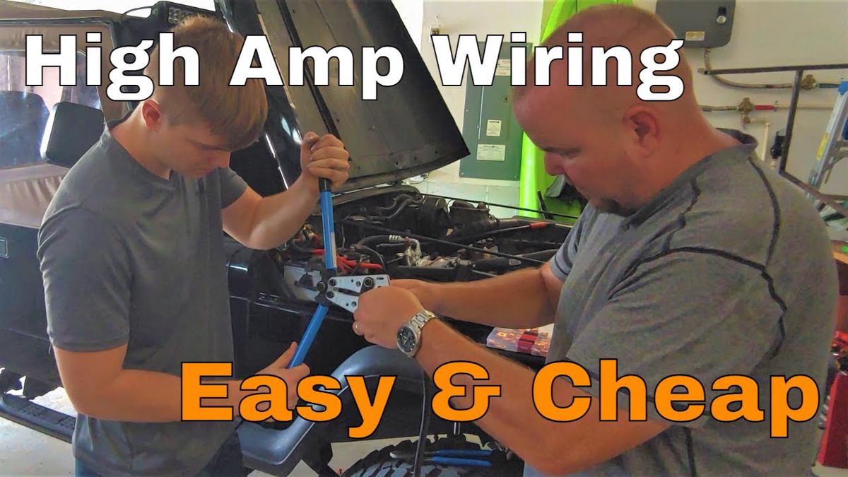'Video thumbnail for How To Terminate Wire, Tip Jumper Cables are Cheap, 4 To 0 Gauge'