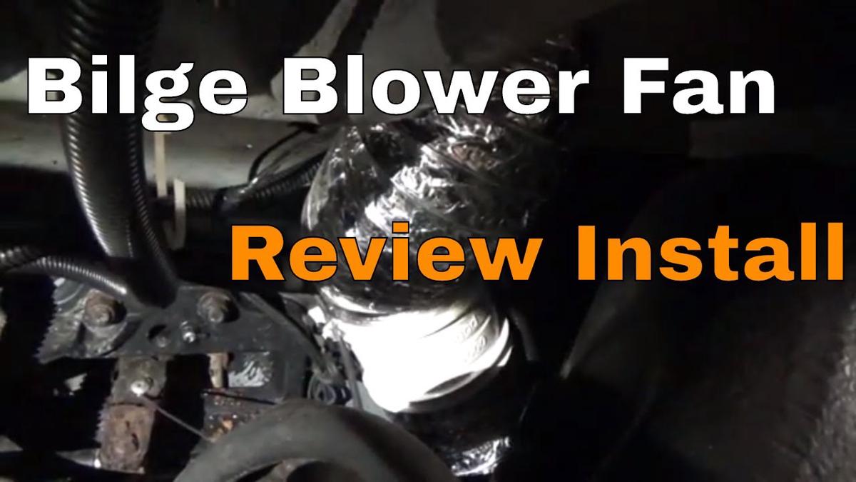 'Video thumbnail for Review Attwood Bilge 3 Inch Fan Blower || Mercruiser 3.0 Bayliner Bowrider 175'