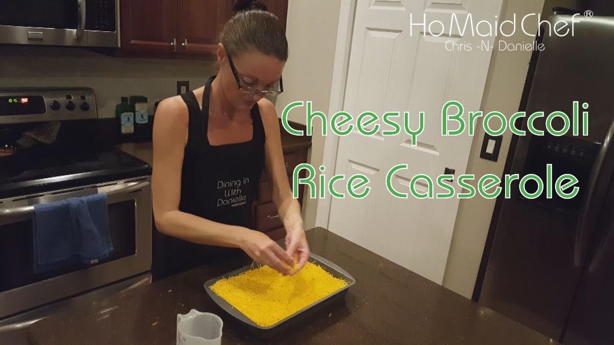 'Video thumbnail for Cheesy Broccoli Rice Casserole || Dining In With Danielle'