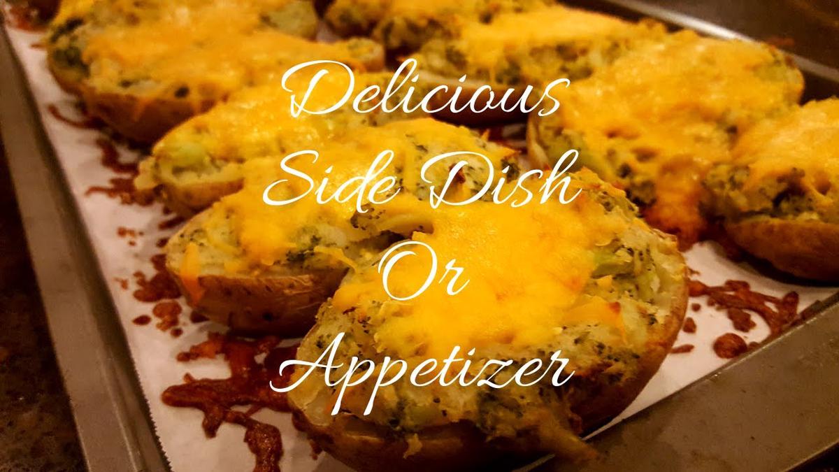 'Video thumbnail for Broccoli Cheese Twice Baked Potatoes || Dining In With Danielle'