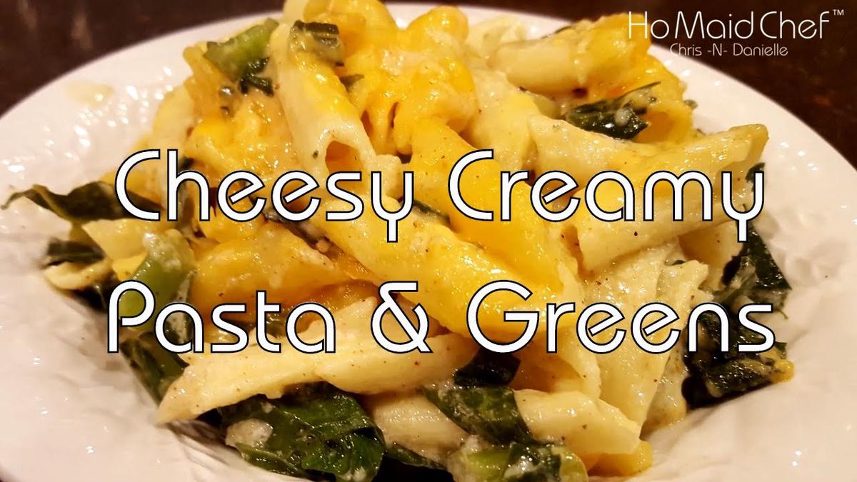 'Video thumbnail for Tex Mex Pasta And Collard Greens || Dining In With Danielle'