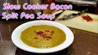 'Video thumbnail for Slow Cooker Bacon Split Pea Soup | Dining In With Danielle'