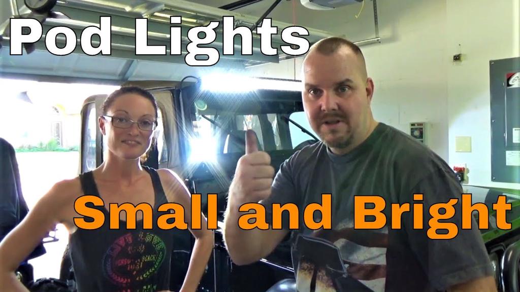 'Video thumbnail for Review Nilight 18W Spot Off Road Led Lights  || Jeep Mods E09'