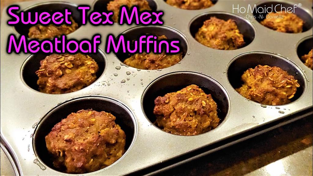 'Video thumbnail for Sweet Tex Mex Meatloaf Muffins | Dining In With Danielle'