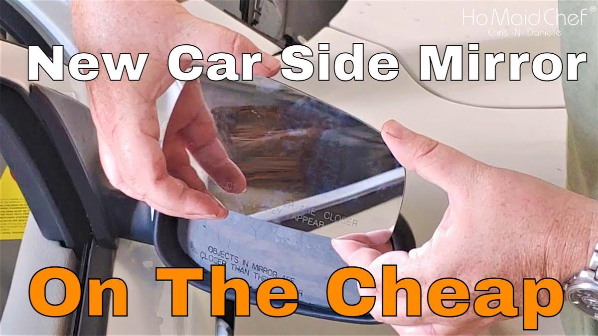 'Video thumbnail for Install Stick-On Car Side Mirror Glass Replacement And 3 Week Review'