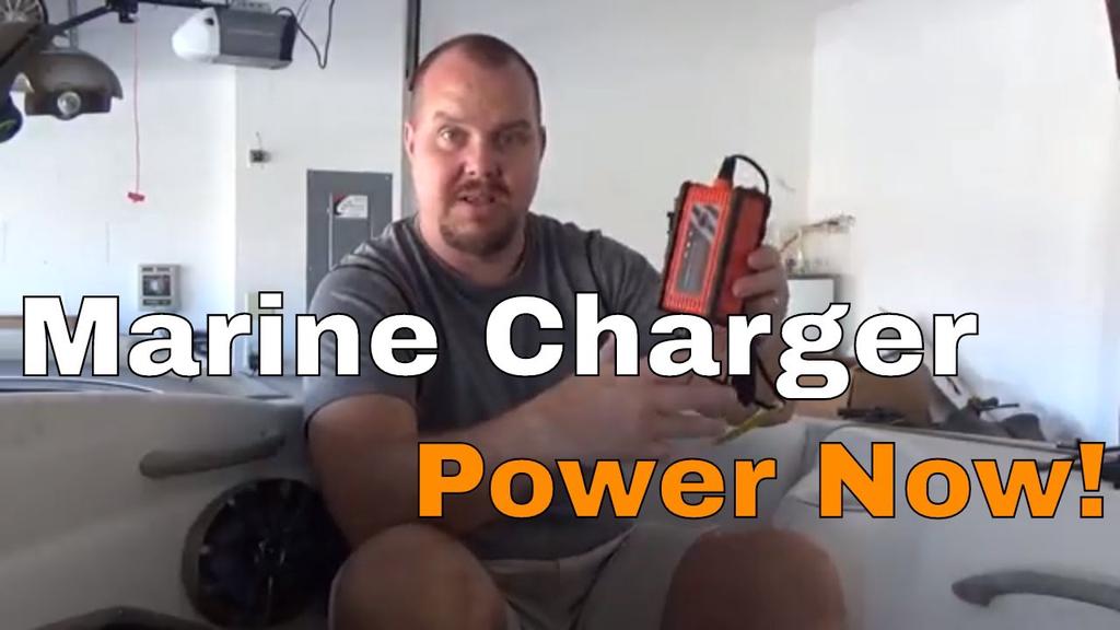 'Video thumbnail for Review  2 Amp Marine Battery Charger EP #4 || Bayliner Bowrider 175'