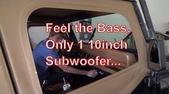 'Video thumbnail for Can One Pioneer 10-inch Sub Rock A Jeep, Yes It Can || Jeep Mods E02'