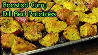 'Video thumbnail for Roasted Curry Dill Red Potatoes | Dining In With Danielle'