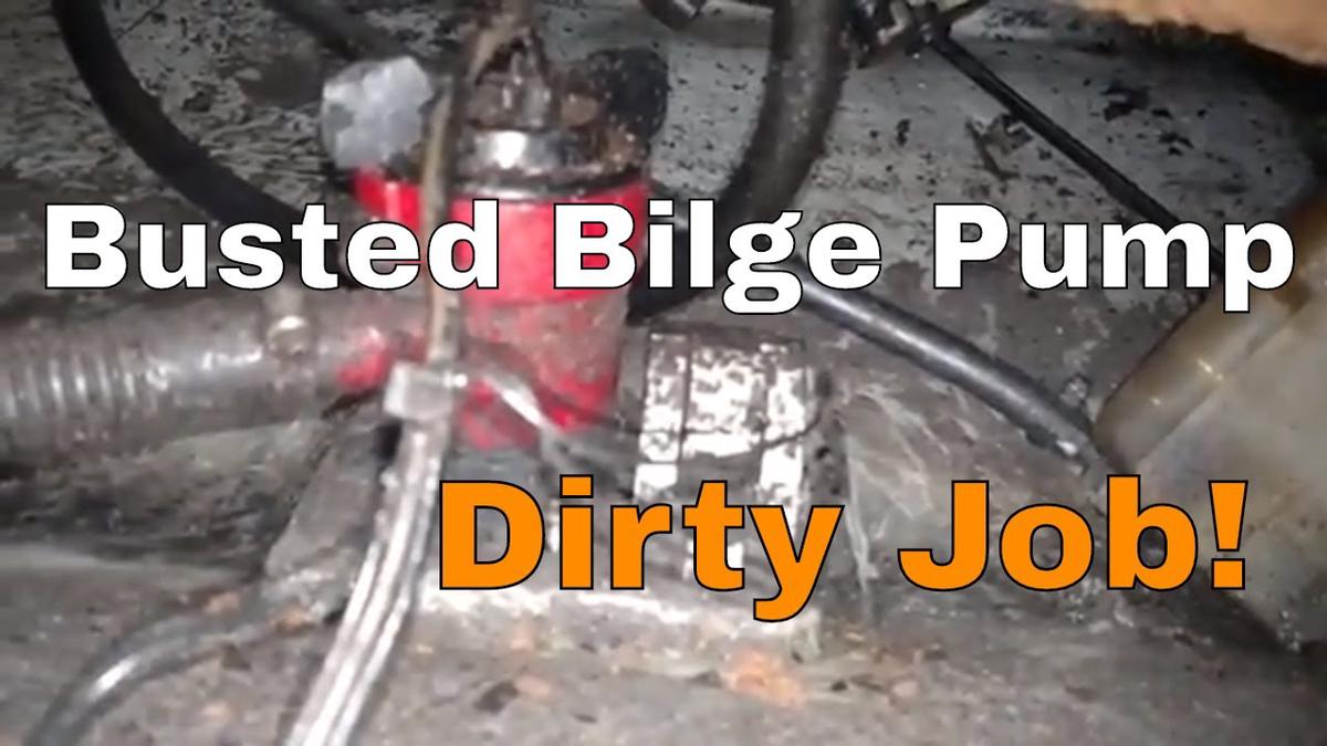 'Video thumbnail for Bilge Pump Replacement On Inboard Boat EP #5 || Bayliner Bowrider 175'