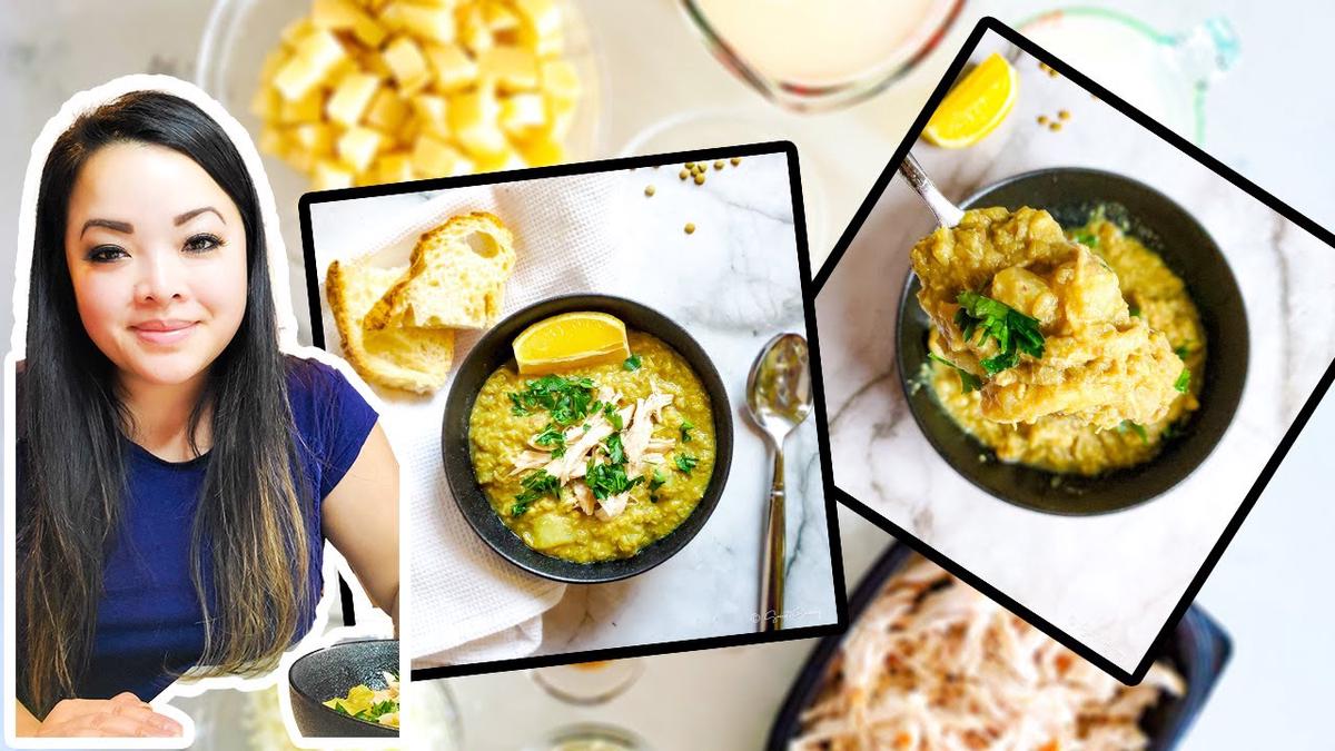 'Video thumbnail for Hearty lentil soup with leftover chicken in 30 minutes!'