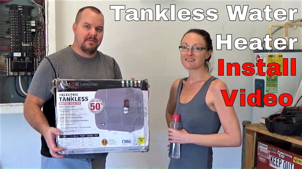 'Video thumbnail for Install Electric Tankless Water Heater E01 || Review Atmor Thermopro'
