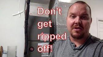 'Video thumbnail for Don't get screwed on your home AC installation Air Conditioning'
