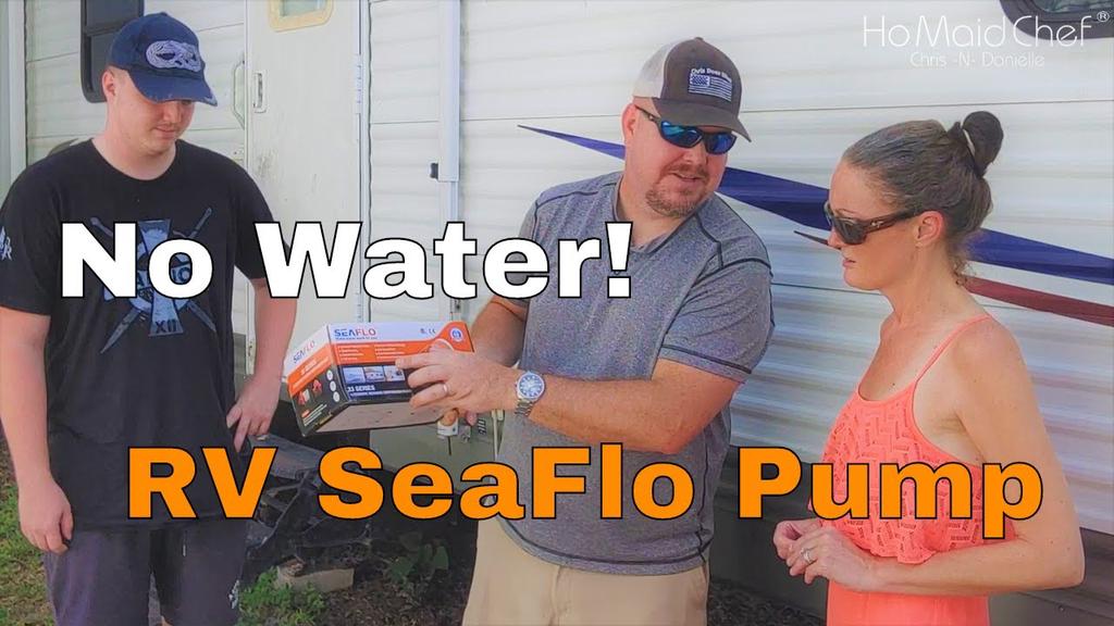 'Video thumbnail for Install Seaflo Water Pump In Travel Trailer RV'