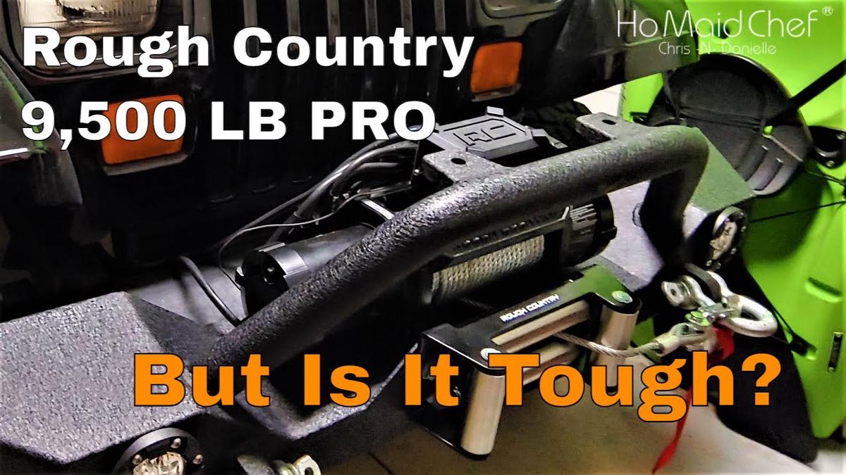 'Video thumbnail for How To Install Rough Country Winch 9500lb Pro || Jeep Mods E38'