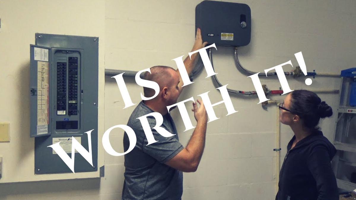 'Video thumbnail for Cost To Go Tankless Water Heater Under $500 E02 || Review Atmor ThermoPro'