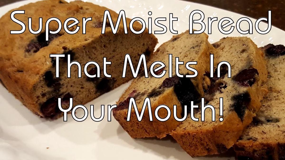 'Video thumbnail for Moist Blueberry Banana Cake Bread || Dining In With Danielle'