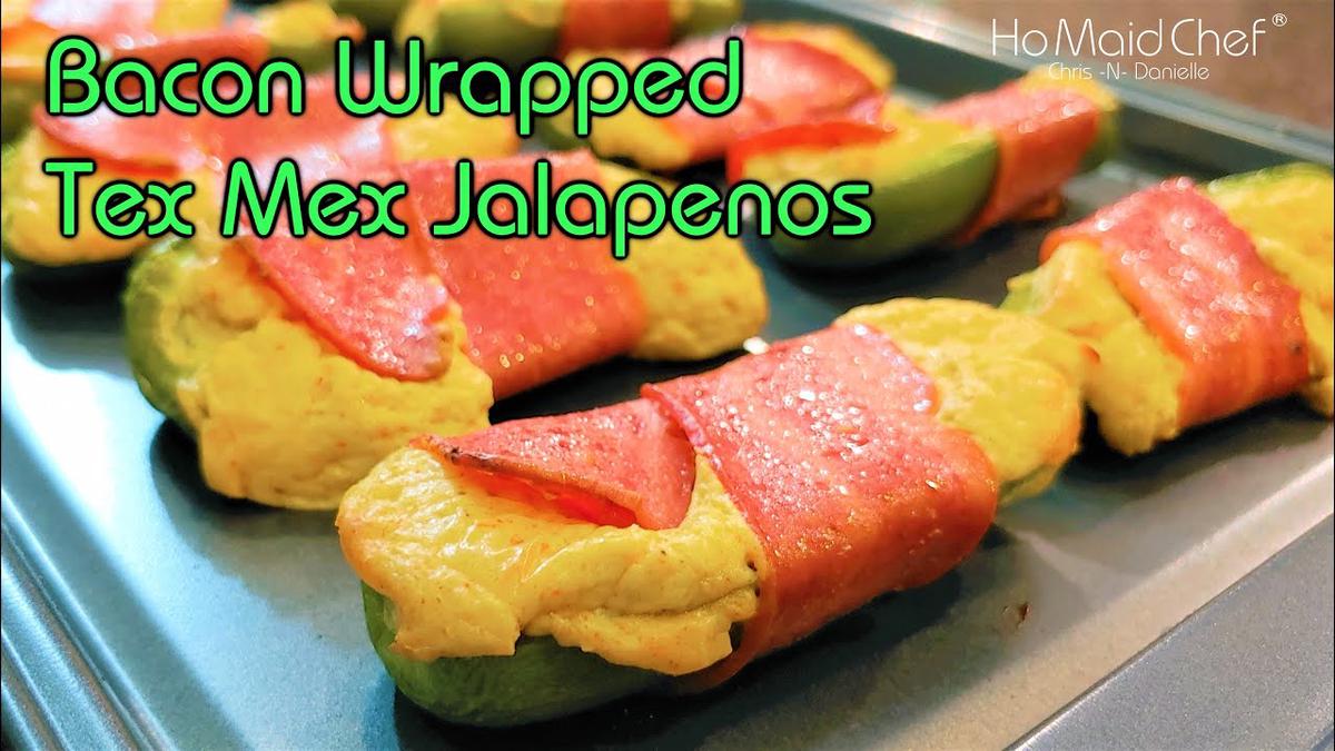 'Video thumbnail for Bacon Wrapped Tex Mex Jalapenos | Dining In With Danielle'
